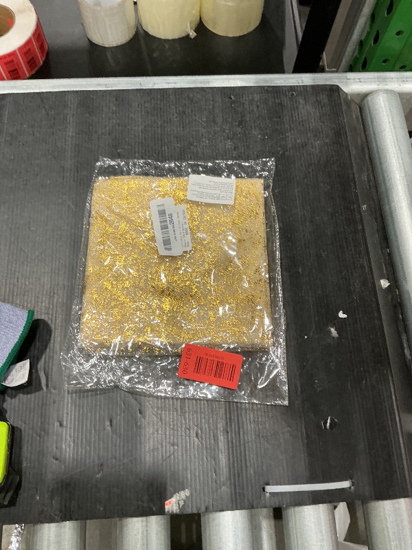 Photo 1 of 10FT Gold Table Runner, Gold Foil Glitter Sheer Sequin Table Runners 120 Inches Long, Wedding Centerpiece Tables Decorations for Party Supplies Birthday Bridal Shower Christmas Home Decor