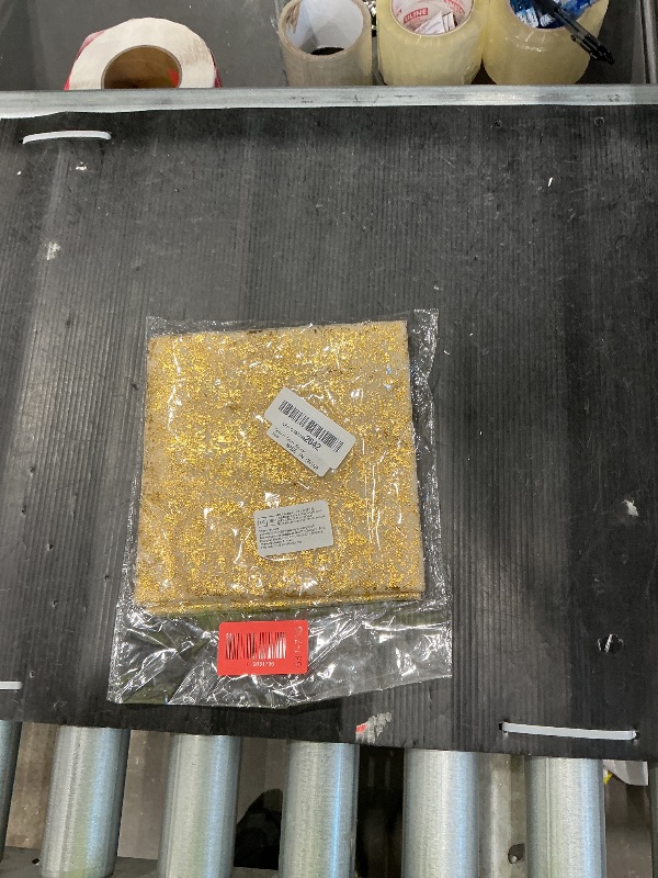 Photo 1 of 10FT Gold Table Runner, Gold Foil Glitter Sheer Sequin Table Runners 120 Inches Long, Wedding Centerpiece Tables Decorations for Party Supplies Birthday Bridal Shower Christmas Home Decor