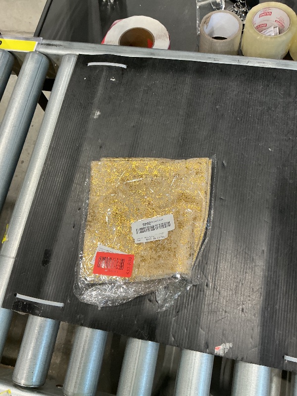 Photo 1 of 10FT Gold Table Runner, Gold Foil Glitter Sheer Sequin Table Runners 120 Inches Long, Wedding Centerpiece Tables Decorations for Party Supplies Birthday Bridal Shower Christmas Home Decor