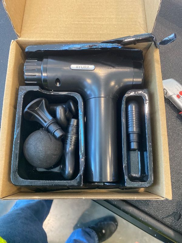 Photo 1 of *MISSING PARTS*
AYURA Massage Gun Deep Tissue, Muscle Massager Gun for Pain Relief, Percussion Massage Gun with 30 Speeds & 6 Heads, Portable Handheld Back Massage Gun for Athlets Men Women