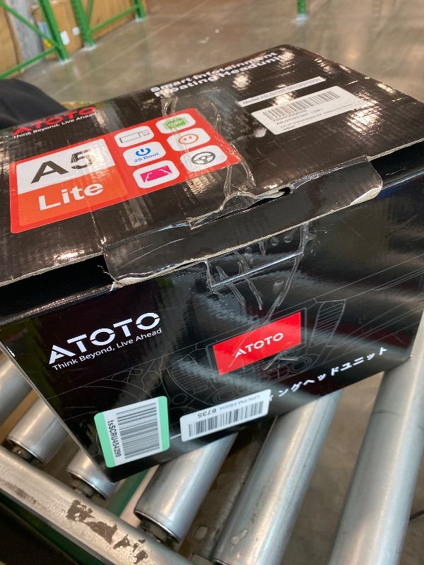 Photo 1 of **MISSING PARTS - Missing the connectors**
ATOTOEXCEL A5L 10inch Double DIN &Single DIN Adaptive Car Stereo, Floating QLED Screen Radio with Wireless Carplay & Android Auto, WiFi/BT/USB Tethering, Backup Camera, HD LRV, 2G+32G, DSP/FM