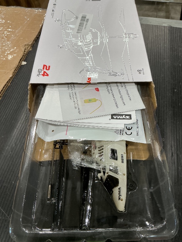 Photo 1 of **MAJOR DAMAGED/check clerk comments**
SYMA Remote Control Helicopter - S53H Rescue RC Helicopters with Upgraded Protection System, Lifelike Simulation, Easy to Fly, Educational Toy & Gift for Boys Girls Beginners