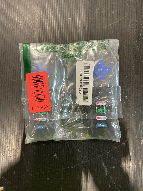 Photo 1 of (Pack of 2) Replacement Remote Control Only for Roku TV, Compatible for TCL Roku/Hisense Roku/Onn Roku/Sharp Roku/Element Roku/Westinghouse Roku/Philips Roku Smart TVs (Not for Roku Stick and Box)