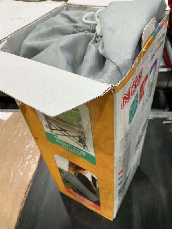 Photo 1 of *DNuby Pop-Up Booster Seat with Removable Tray - 6+ Months - Portable Booster Seat for Floor for Indoor/Outdoor Use - 3-Point Safety Adjustable Straps - Summer Travel Essentials - Green