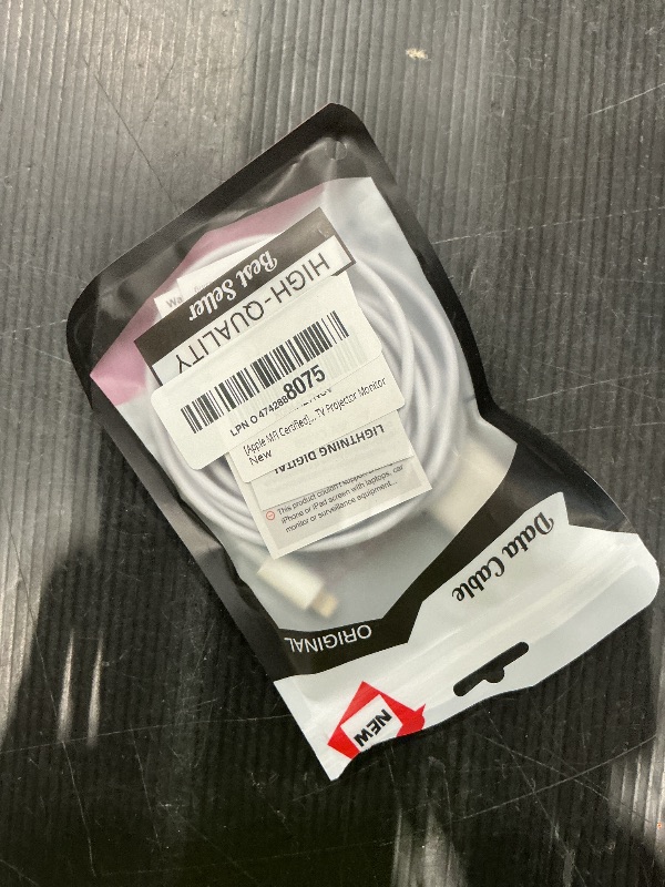 Photo 1 of [Apple MFi Certified] Apple Lightning to HDMI Cable Adapter for iPhone to TV, 1080P Digital AV Adapter Sync Screen Connector Compatible for iPhone 14 13 12 11 Pro Max XS XR X 8 to TV Projector Monitor