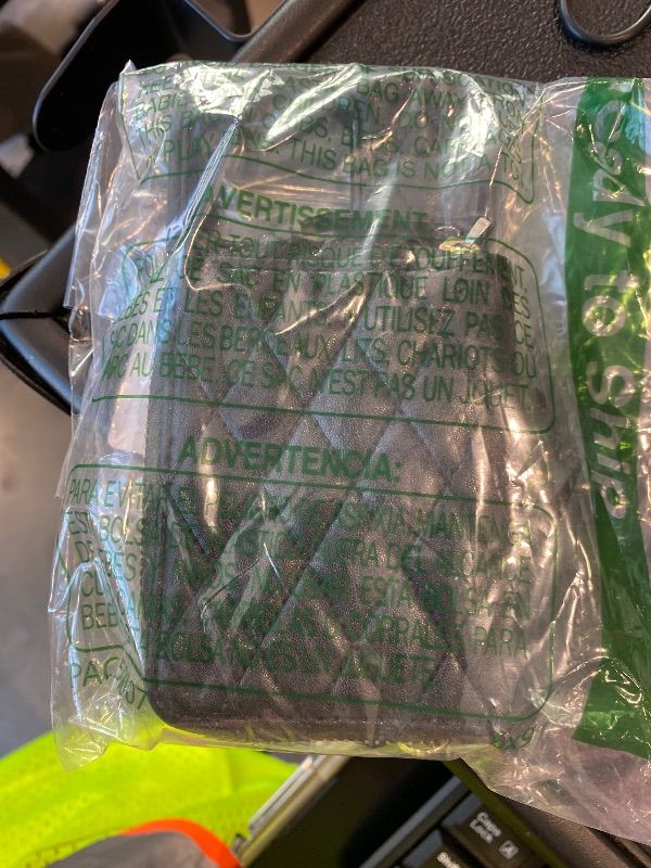 Photo 1 of **MISSING PARTS - Missing the chain**
LAMEEKU Compatible with iPhone 13 Wallet Case, Quilted Leather Crossbody with Chain Strap for Women Shockproof Cover for iPhone 13, 6.1 Inch-Black