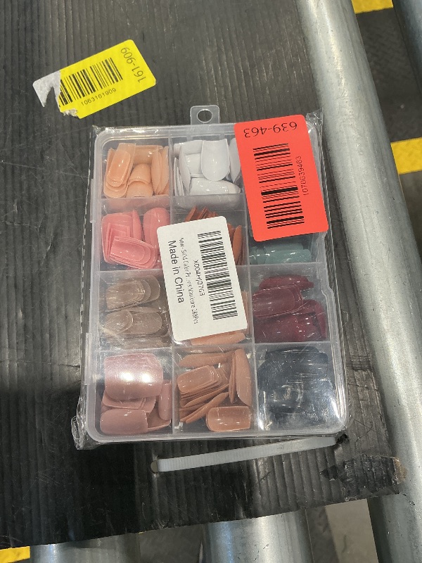 Photo 1 of 12 Colors Press on Nails Solid Color Fake Nails Short Almond False Nails Pure Color Glue on Nails Reusable Artificial Acrylic Nail Full Cover Glossy Stick on Nails for Women Girls Manicure 288Pcs