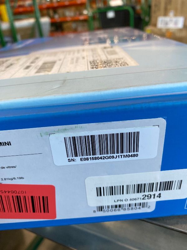 Photo 1 of *MINOR DAMAGE - USED*
ECOVACS WINBOT Mini Window Cleaning Robot - Compact Design, Dual Nozzles with Ultrasonic Spray, 9-Stage Protection System, Intelligent Path Planning, 3 Cleaning Modes, Anti-Slipping System