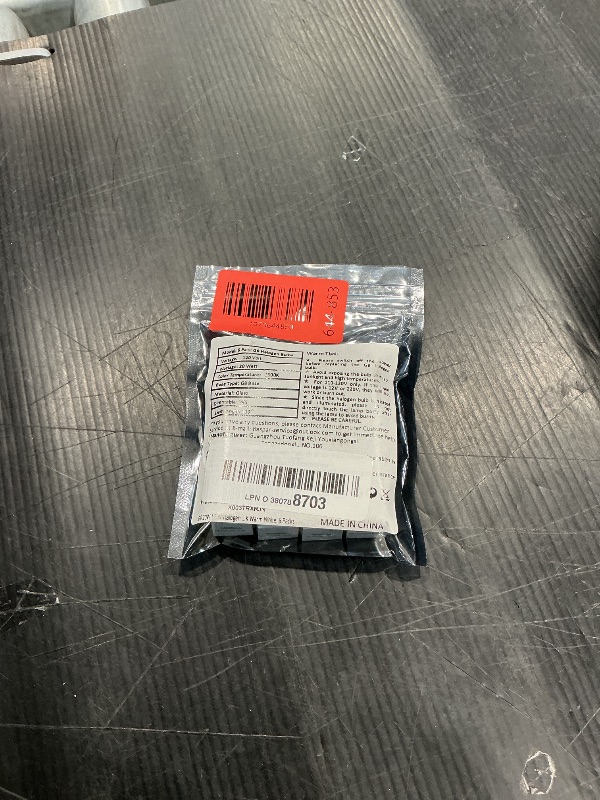 Photo 1 of *MISSING PARTS UNKNOWN*
Flaspar G8 Halogen Light Bulbs, 20W G8 Bi-Pin Base Halogen Bulb, 120V Dimmable T4 JCD Type for Microwave Hood Light Bulb, Warm White Under Cabinet Puck Lights Replacements, Xenon Bulb, 6 Pack