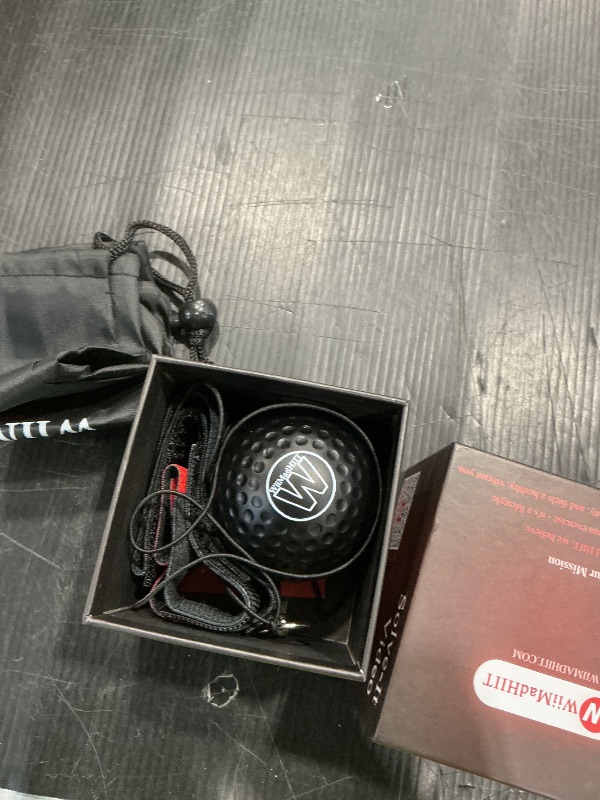 Photo 1 of ***MAJOR DAMAGE*** WiiMad Boxing Reflex Ball with Punch Counter App, Punching Ball with Headband, Workout Toy for Kids Teen Adults, Hand Eye Coordination Training | Boxing Equipment, Home Fun Punch Game