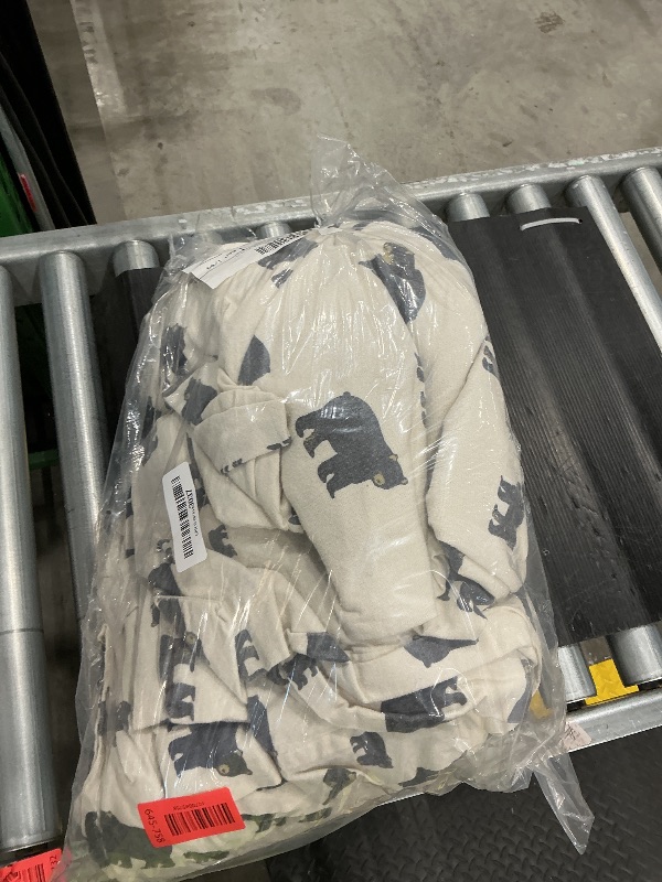 Photo 1 of *MINOR DAMAGE - USED*
Eddie Bauer - Flannel Sheets King Size, Anti-Pilling & Wrinkle Resistant Cotton, Touchably Soft for All-Season Comfort - Bed Sheets with Matching Pillowcase & Fitted Sheet (Bear Family Grey)