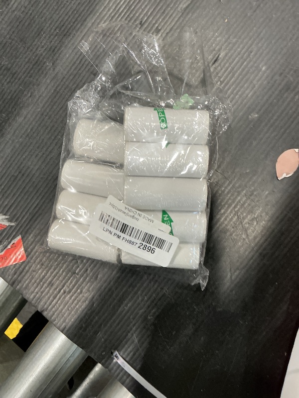 Photo 1 of 10 Rolls Self-Adhesive Thermal Paper, Glossy Thermal Printer Paper for Mini Portable Printer, 57 x 25mm, Thermal Labels for Most Pocket Printer