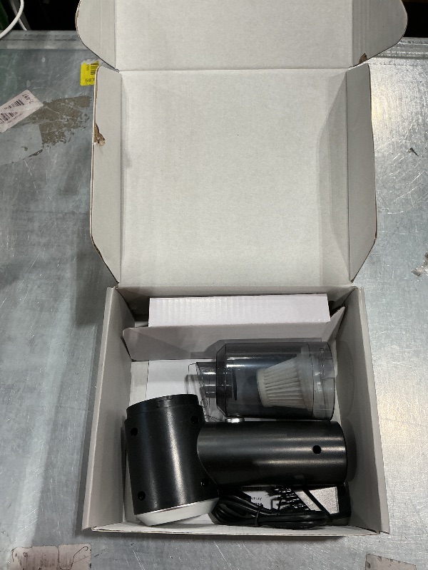 Photo 1 of *MINOR DAMAGE - USED*
Auloea Mini Portable Vacuum Cleaner, Keyboard Wireless Handheld Vacuum with Brush Motor 4500PA High Power and TypeC, for Car,Office and Home Cleaning /V01/Black