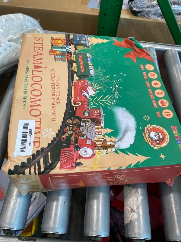 Photo 1 of *USED*
BainGesk Train Set, Christmas Train Set with Steam, Light and Sounds, Train Sets for Under Christmas Tree, Electric Train Toys for 3 4 5 6 7 8 Year Old Kids, Ideas Boys & Girls Christmas Gifts