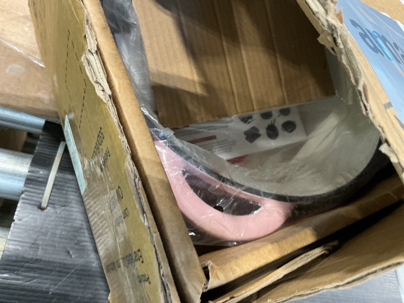 Photo 1 of **MISSING LID**Overmont Enameled Cast Iron Dutch Oven - 7QT Pot with Lid Cookbook & Cotton Potholders - Heavy-Duty Cookware for Braising, Stews, Roasting, Bread Baking pink