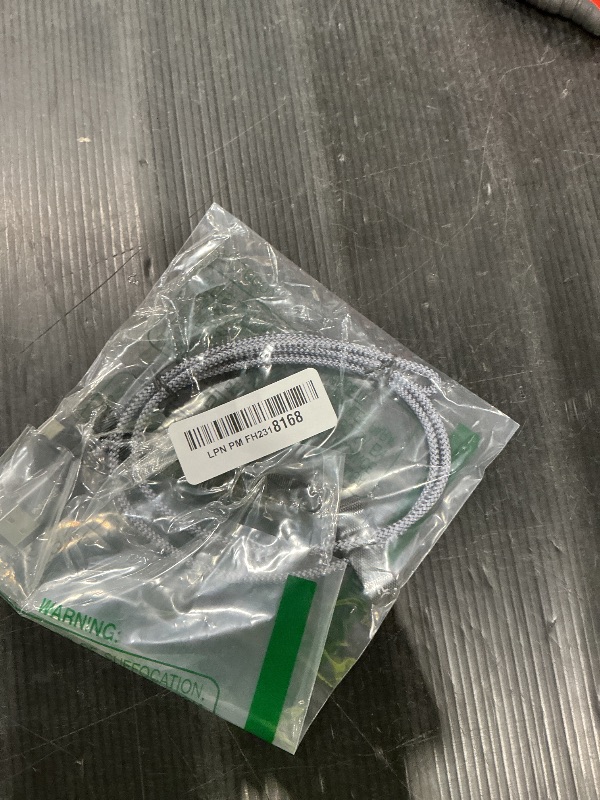 Photo 1 of 1.6FT USB to USB C Cable, 3.1A C Charger Cable Fast Charging Right Angle, Type C Cable Samsung Resistant Nylon Braided Compatible with Galaxy S22 S21 S10, Note 10 9 A51 LG G8 G7 Charging Cord