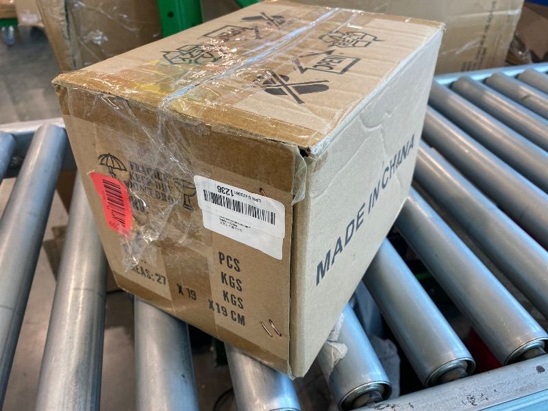 Photo 1 of *USED*
Fivemengo Stone Pendant Light 5.9in, Small Natural Travertine Pendant Lamp 1 Pack, Mini Wabi Sabi Nordic Hanging Stone Lamp Lighting Fixture for Dining Room Bedroom Corner (Bulb Included)