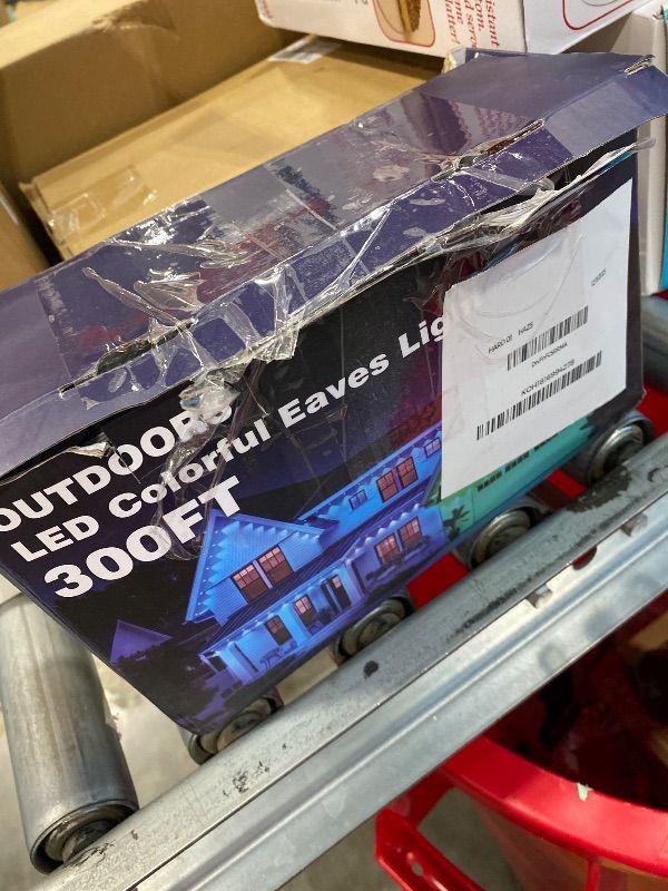 Photo 1 of *UNTESTED*
LETIANPAI 300FT Permanent Outdoor Lights,RGB Eaves Light with App Control Remote,DIY Scene Modes IP67 Waterproof Under Eave Lighting,Outdoor Lights for Decor,Garden Decor,House,Party,Holiday