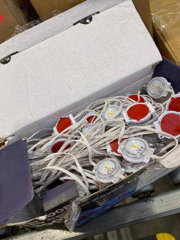 Photo 1 of *UNTESTED*
LETIANPAI 300FT Permanent Outdoor Lights,RGB Eaves Light with App Control Remote,DIY Scene Modes IP67 Waterproof Under Eave Lighting,Outdoor Lights for Decor,Garden Decor,House,Party,Holiday