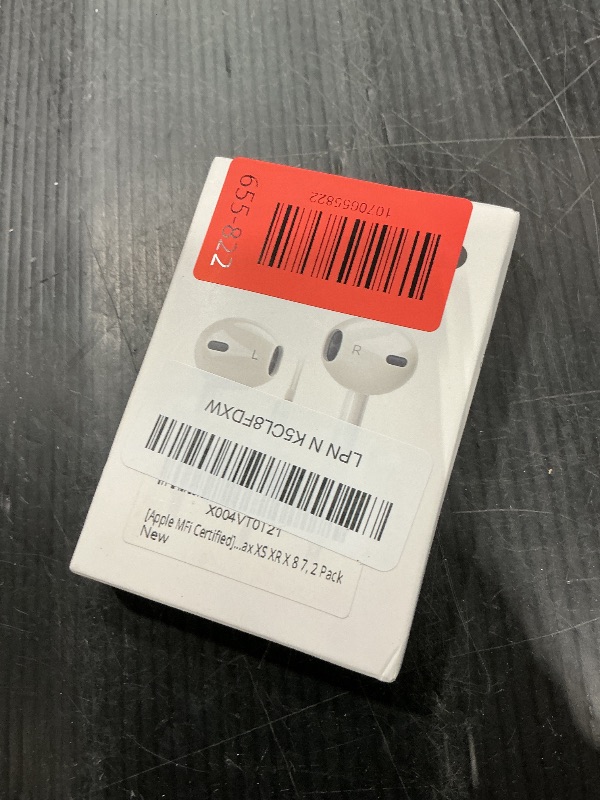 View 2 of [Apple MFi Certified] for iPhone Headphones Wired Earbuds/Earphones with Built-in Microphone & Volume Control HiFi Stereo Nosie Reduction Compatible for iPhone 14 13 12 11 Pro Max XS XR X 8 7, 2 Pack