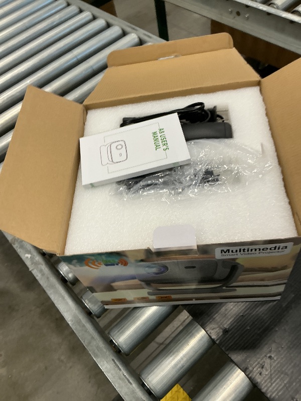 Photo 1 of [Auto Focus/4K Support]A8 Projector with 5G WiFi and Bluetooth , 600 ANSI Native 1080P Outdoor Movie Projector, Auto 6D Keystone , Home Theater Projector compatible with Phone/TV Stick/PC