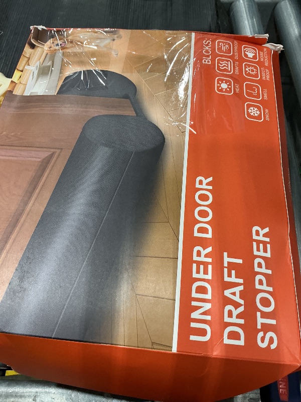 Photo 1 of (2 Pack) Under Door Draft Stopper, Under Door Blocker Size of Adjustable Size from 30" to 36", Easy Install,Gap Filler, Reduces Air Draft, Noise & Sound, Door Seal for Improved Insulation