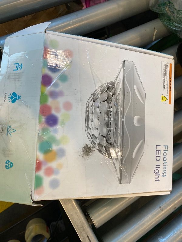 Photo 1 of **Missing**
WANTERONG Rechargeable Floating Pool Lights (4 Pack) - Pool Light with Vibrant RGB Colors, IP68 Waterproof Floating Lights, Upper and Lower Color Changing Led Lights for Pools, Hot Tubs and Party