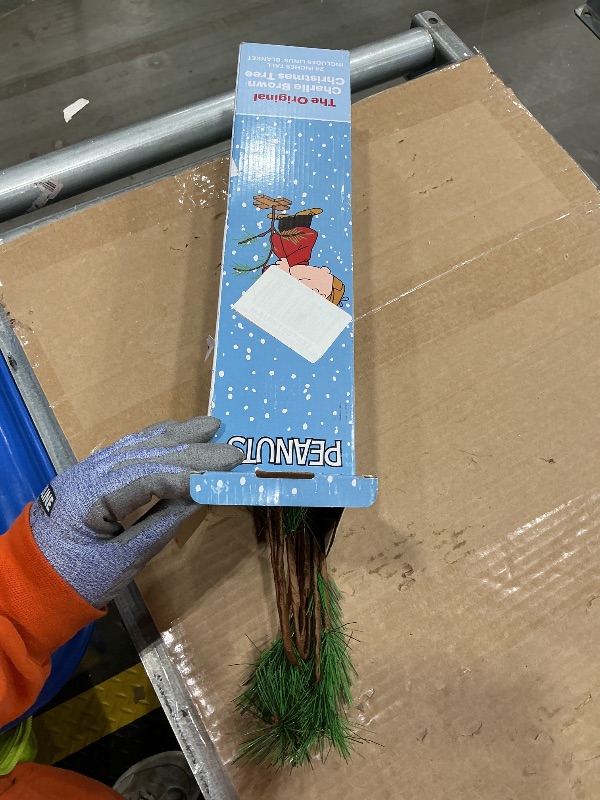 Photo 1 of **MISSING PARTS**
24" The Original Charlie Brown Artificial Christmas Tree Decoration - Unit