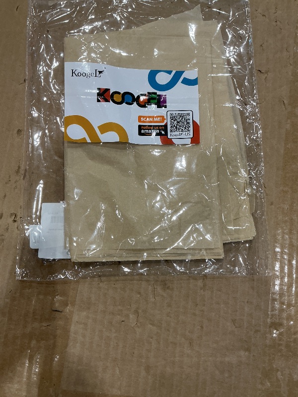 Photo 1 of **MISSING PARTS - Missing more than half the container**
Koogel 120 Sheets Brown Tissue Paper Bulk, 14 x 20 Inch Gift Wrapping Kraft Paper for DIY Crafts Holiday Decor Birthday Party Supplies Rustic Art Project