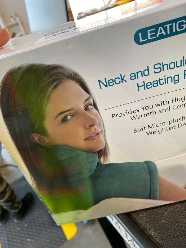 Photo 1 of **MISSING PARTS - Missing the charging portion**
Heating Pad for Neck Shoulders Back, Valentines Day Gifts for Her Him, Weighted Heated Pad Neck Wrap Warmer for Mom Dad, Anniversary | Birthday Gifts for Women Men Wife Husband Girlfriend Boyfriend