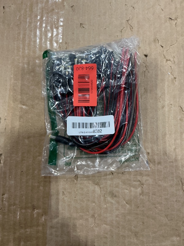 Photo 1 of (Real 18AWG) 10 Pairs 12V 5A DC Power Pigtail Barrel Plug Connector Cable, 2.1mm x 5.5mm Male Female DC Pigtail Connectors for CCTV Security Camera and 12V Power Supply Adapter by MILAPEAK
