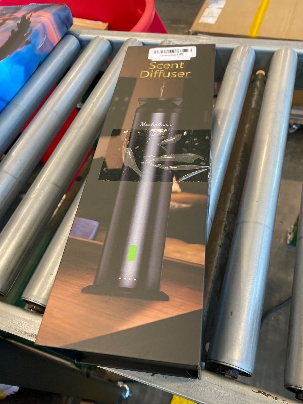 Photo 1 of *USED*
Monhallnow Waterless Scent Diffuser Starter Kit – 1000 Sq Ft Coverage, Suitable for Home & Hotel Series Diffuser, Includes 5 Scent Oils, Remote Control, Large Room Essential Oil Diffuser, Ultra Black