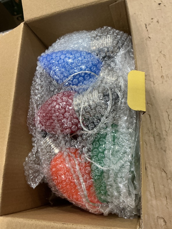 Photo 1 of 10 Pack Large C9 Christmas Decorations Outdoor Waterproof, Solar C9 Christmas Lights Outdoor with 2 Modes, Solar Pathway Lights for Outside Party Yard Lawn Patio Walkway Xmas Decoration (Multicolor)