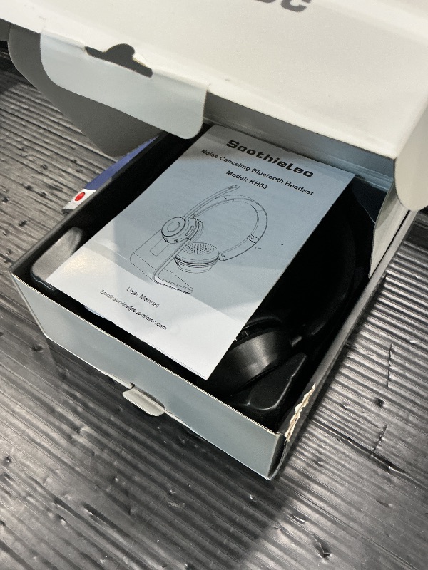 Photo 1 of (Upgraded Version) Wireless Headset, Bluetooth Headset with Noise Cancelling Microphone, Best Headphones with Mic Mute & USB Dongle for PC/Computer/Laptop/Cell Phones/Remote Work/Call Center