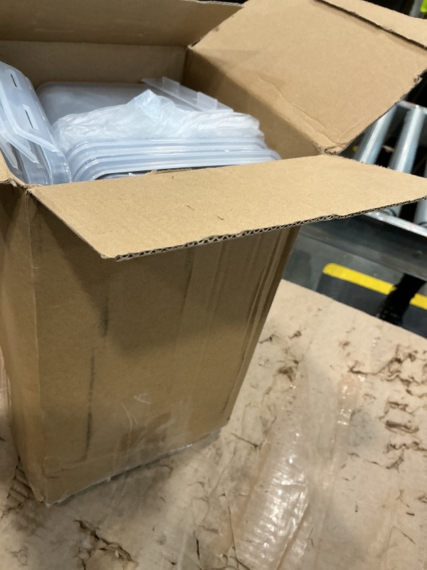 Photo 1 of *MINOR DAMAGE - USED*
stusgo Airtight Food Storage Containers with Lids, BPA-Free Plastic Canisters for Pasta, Spaghetti & Kitchen Pantry Organization 4pcs (3.2L)