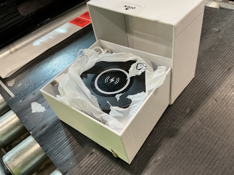 Photo 1 of ***MISSING INSTRUCTIONS*** Indoor Camera with Clock and Wireless Charging, 1080P WiFi Cameras for Home, Security Camera with Motion Detection, Night Vision, Local & Cloud Storage,with APP (Classic)