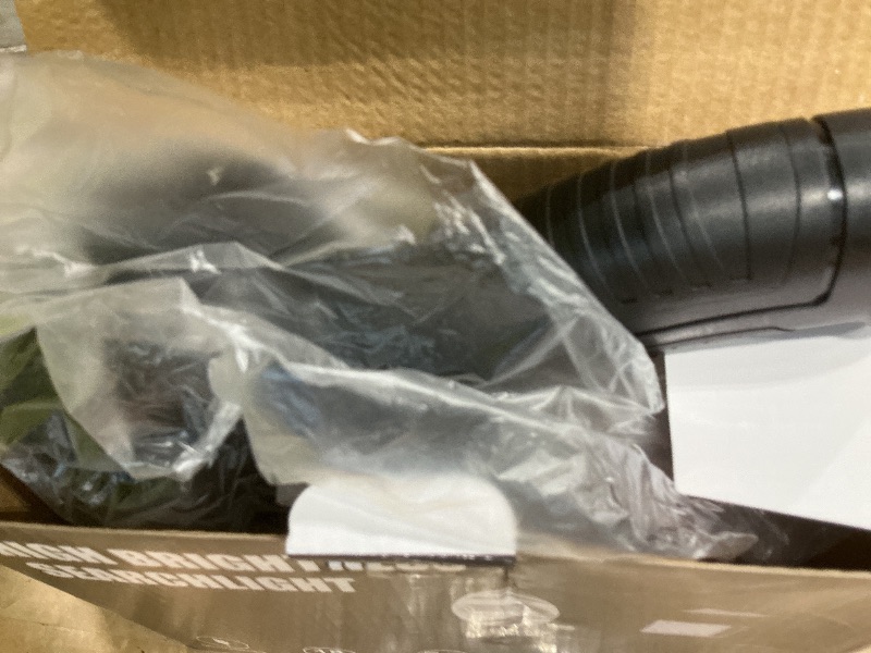 Photo 1 of ***MISSING CHARGER*** Lylting Rechargeable Spotlight Flashlight, 90,000 Lumens Super Bright Spotlight Outdoor with Cob Light & USB Output, Lightweight Handheld Led Spot Light for Hunting Boating Camping