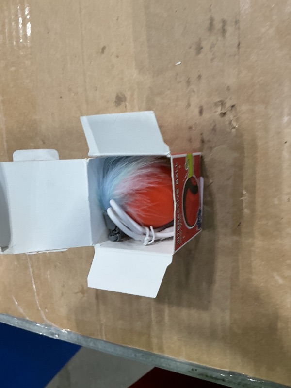 Photo 1 of *UNTESTED*
Potaroma Moving Ball Cat Toys with Feather Tail, Rechargeable 2025 New Interactive Toy for Indoor Cats Exercise, Smart Interactive Kitten Rolling Ball, Orange