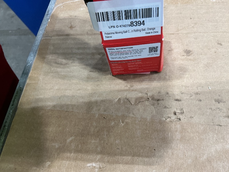 Photo 1 of *UNTESTED*
Potaroma Moving Ball Cat Toys with Feather Tail, Rechargeable 2025 New Interactive Toy for Indoor Cats Exercise, Smart Interactive Kitten Rolling Ball, Orange