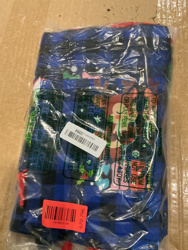 Photo 1 of 12 PCS Burlap Christmas Drawstring Gift Bags, 12x16in Buffalo Plaid Xmas Gift Bags w/Tags, Cotton Fabric Goody Gifts Treat Bag Xmas Sacks Large Reusable Gifts Wrapping Bag for Holiday Party Favors