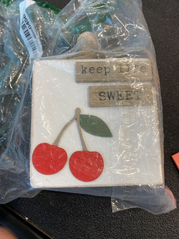 Photo 1 of **Similar Item**
Candy Lover Artwork Wood Box Sign Rustic Farmhouse Style Life Is Sweet Candy Buffet Wood Block Plaque 5 X 5 Inches Home Desk Sign Decor for Presents