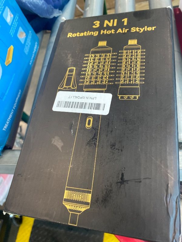 Photo 1 of *USED*
3 in 1 Rotating Hair Dryer Brush Spinning with Detachable Brush(2" & 1.5"),Negative Ionic Brush Blow Dryer 100-120V,3 Heats and 2 Speeds Rotating Hot Air Brush for Curling,Straight,Drying Electric