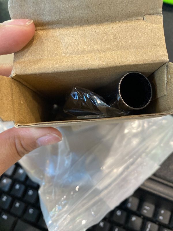 Photo 1 of *UNTESTED*
2 PCS Wall Flower Vase, Wall Vase Black WallMounted Flower Tube Modern Dried Flowers Holder Walls Metal Tube Decoration Holder Walls Planter Hanging Vases for Dried Faux Fake Flowers Display