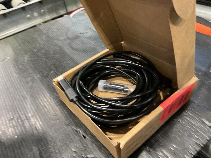 Photo 1 of [Dual-Lens] Endoscope Camera with Light, 1920P HD Borescope with 8+1 Adjustable LED Lights, IP67 Waterproof 16.5FT Semi-Rigid Snake Cord Inspection Camera for iPhone, iPad and Android Phone (Type C)