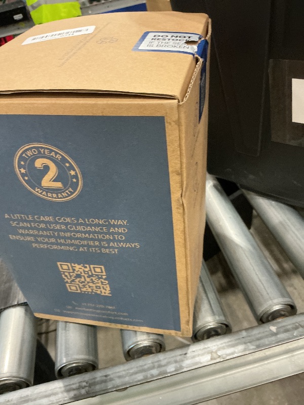 Photo 1 of *UNTESTED*
Everlasting Comfort 2.5L Top Fill Humidifier for Bedroom – Quiet, Easy to Fill & Clean, 24HR Runtime, Night Lights, Timer, Ultrasonic Cool Mist, Auto Shut-Off, Essential Oil Diffuser - White