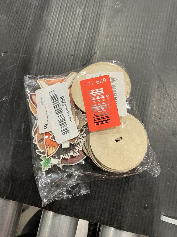 Photo 1 of 12 Pcs Painted Woodland Animals Wood Table Centerpieces Cutout Shapes Woodland Baby Shower Decorations Wild Creatures Wood Table Topper for Forest Camp Party Supplies