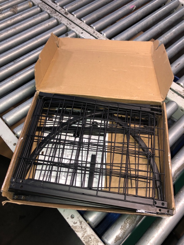 Photo 1 of ***NON FUNCTIONAL***(FOR PARTS ONLY)
Asee'm Grid Wall Panels Display Stand 2' x 5.2' FT Black Movable Wire Grid Wall Display Rack Heavy Floorstanding Detachable Girdwall Panel with T-Base for Craft Show Rack, Retail Displays 1PCS