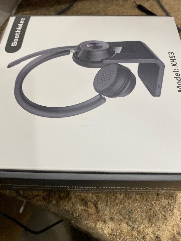 Photo 1 of (Upgraded Version) Wireless Headset, Bluetooth Headset with Noise Cancelling Microphone, Best Headphones with Mic Mute & USB Dongle for PC/Computer/Laptop/Cell Phones/Remote Work/Call Center