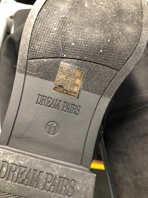 Photo 1 of (women's 11) DREAM PAIRS Women's Knee-High Boots Comfortable Flat Low Heel Round Toe Stretchy Suede Slouch Boots