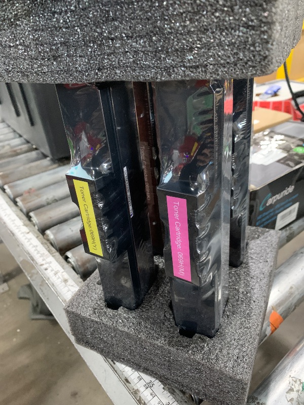 Photo 1 of 069H 069 High Capacity Toner Cartridge 4-Pack (with Chip) Compatible Replacement for Canon 069H Works for Canon Color ImageCLASS LBP674C MF750C Series MF753Cdw MF751Cdw LBP674Cdw Printer